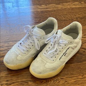 Stella McCartney Cream and Tan Sneakers